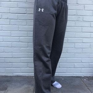 Gray Under Armour sweatpants